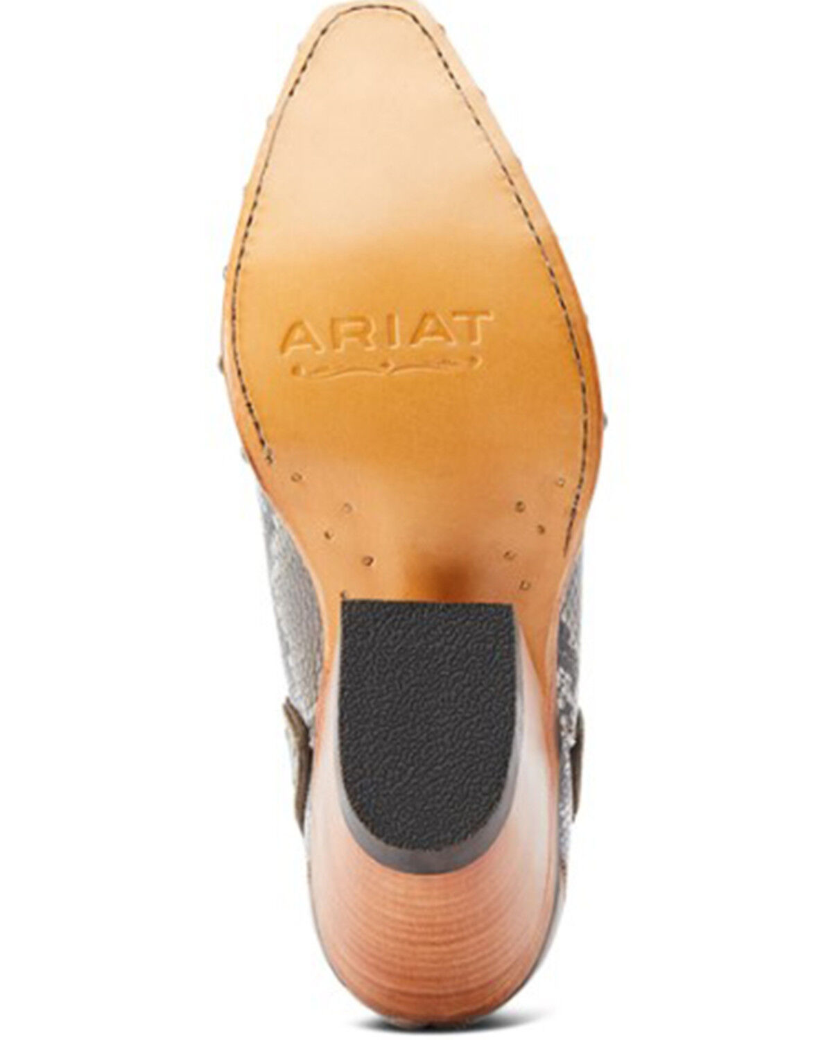 Image #5 - Ariat Women's Greely Snake Print Booties - Snip Toe, Multi, hi-res