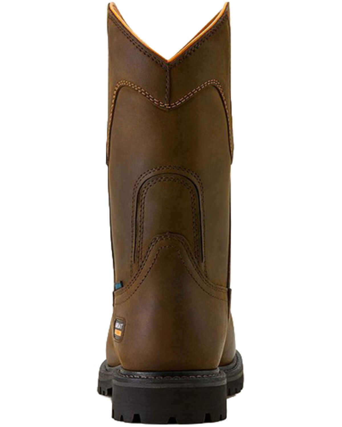 Image #3 - Ariat Men's Longview Shock Shield MetGuard Waterproof Work Boots - Composite Toe, Brown, hi-res