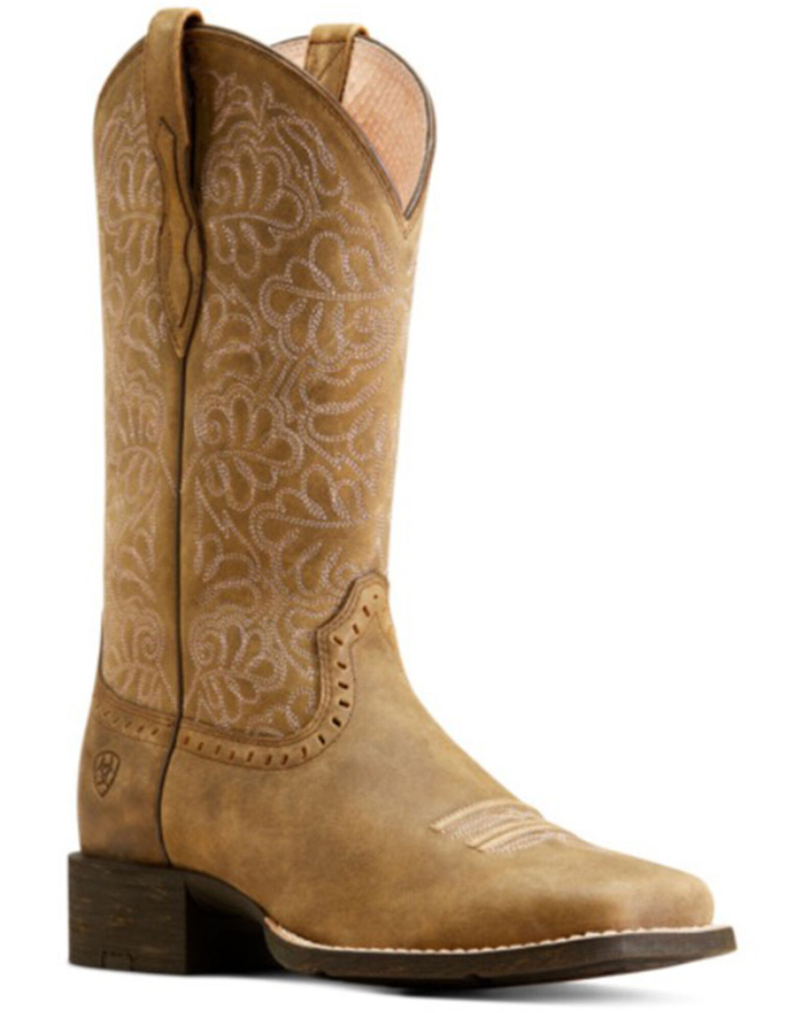 Ariat round up square toe vintage bomber hot sale