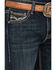 Image #2 - Rock & Roll Denim Men's Double Barrel Dark Vintage Wash Relaxed Straight Reflex Denim Jeans, Dark Medium Wash, hi-res