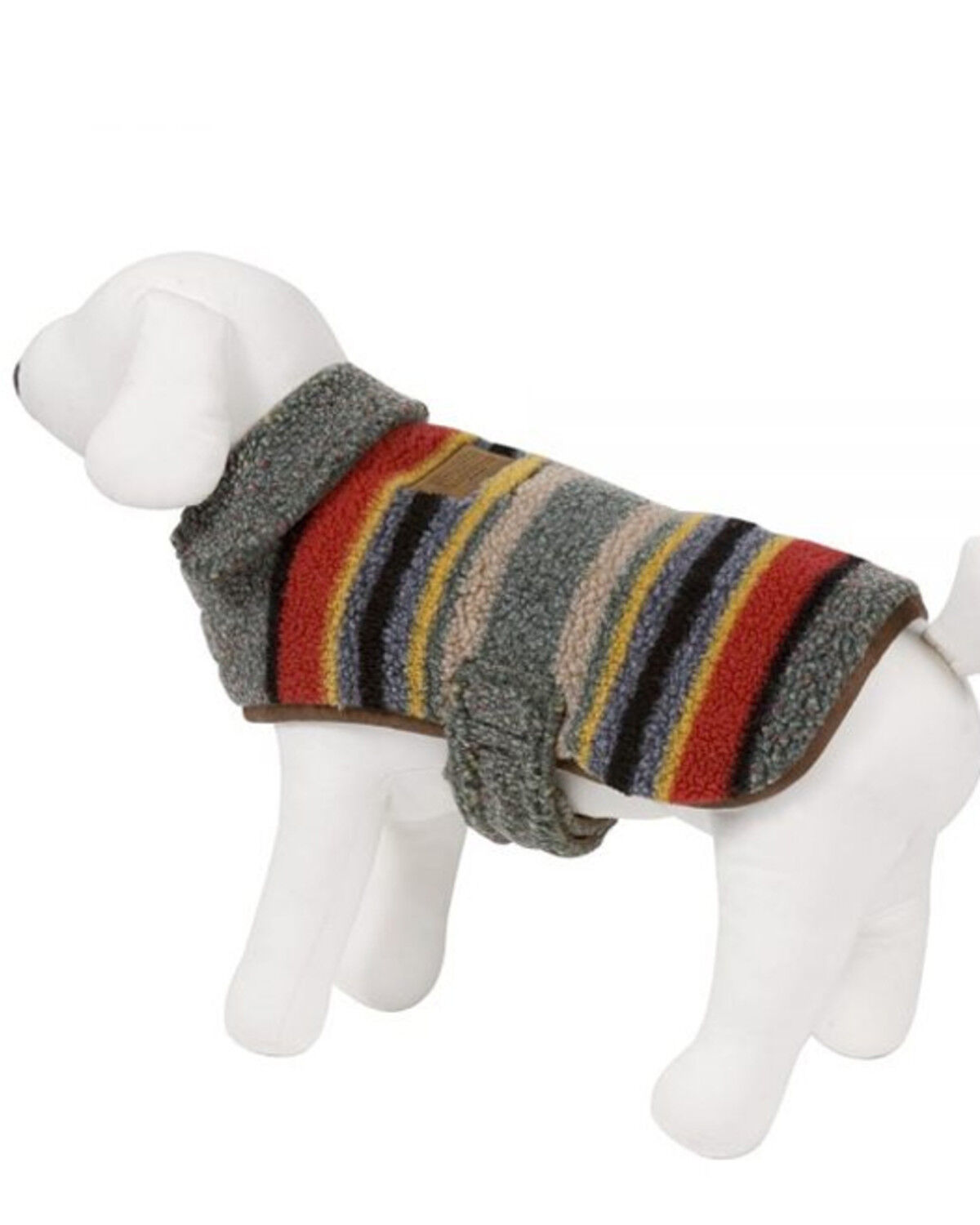Image #2 - Pendleton Pet Vintage Camp Dog Coat - Extra Small, Heather Green, hi-res