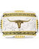 Image #1 - Montana Silversmiths Men's Southwest Origins Longhorn Belt Buckle, Silver, hi-res