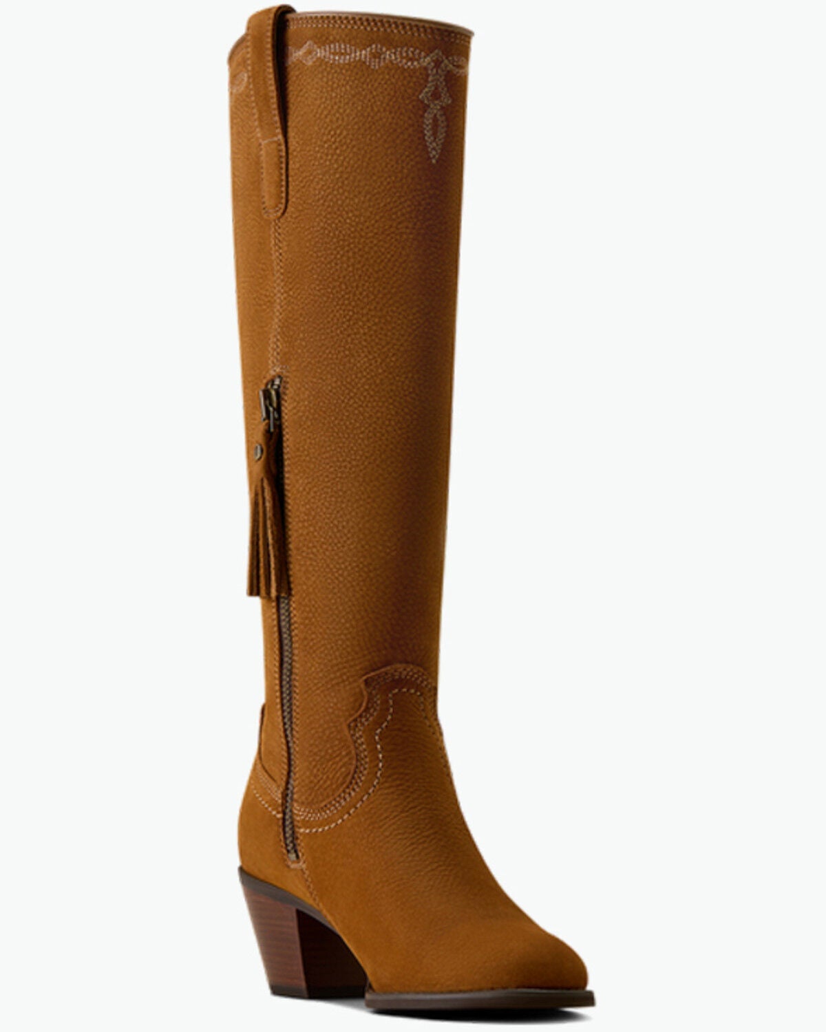 Image #1 - Ariat Women's Blaire Tall Western Boots - Round Toe, Brown, hi-res