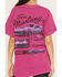 Image #3 - Merch Traffic Women's Ford Mustang Short Sleeve Graphic Tee, Pink, hi-res