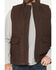 Image #3 - Hawx Men's Granderson Solid Duck Canvas Vest, Dark Brown, hi-res