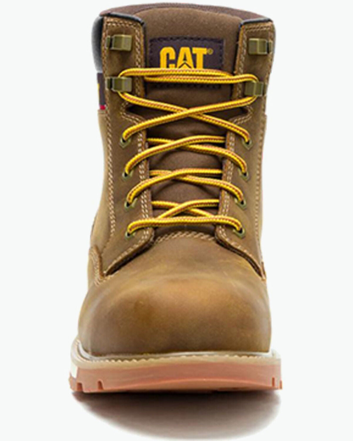 Image #4 - CAT Workwear Men's 67" 247 Work Boots - Steel Toe, Brown, hi-res