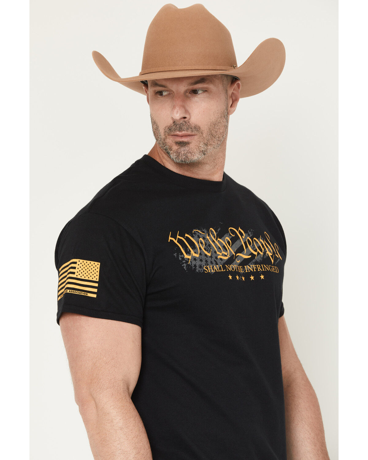 Image #2 - NRA Men's We The People Short Sleeve Graphic T-Shirt, Black, hi-res