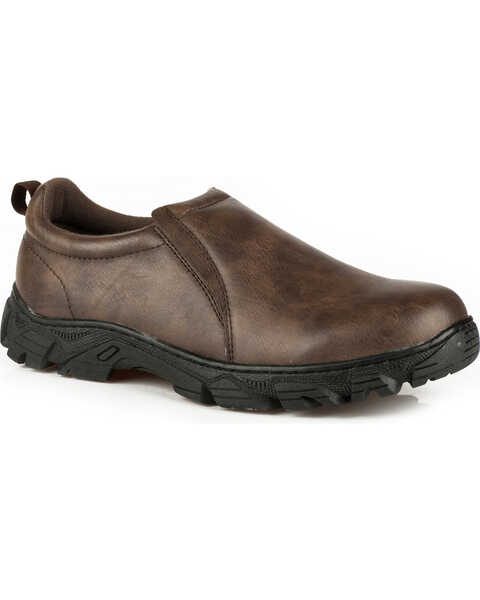 Roper Men's Cotter Casual Slip-On Shoes, Brown, hi-res