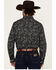 Image #4 - Cody James Men's Parker Paisley Print Long Sleeve Button-Down Stretch Western Shirt - Tall, Black, hi-res