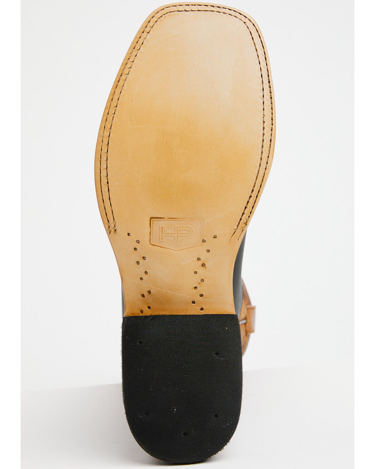 Image #7 - Horse Power Men's Western Boots - Broad Square Toe, Black, hi-res