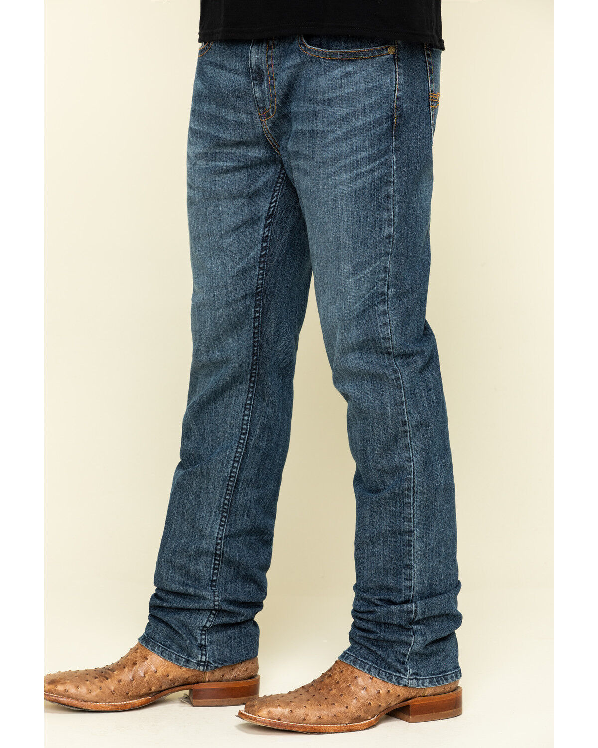 Image #3 - Cody James Men's Equalizer Medium Wash Slim Straight Stretch Denim Jeans - Tall, Blue, hi-res