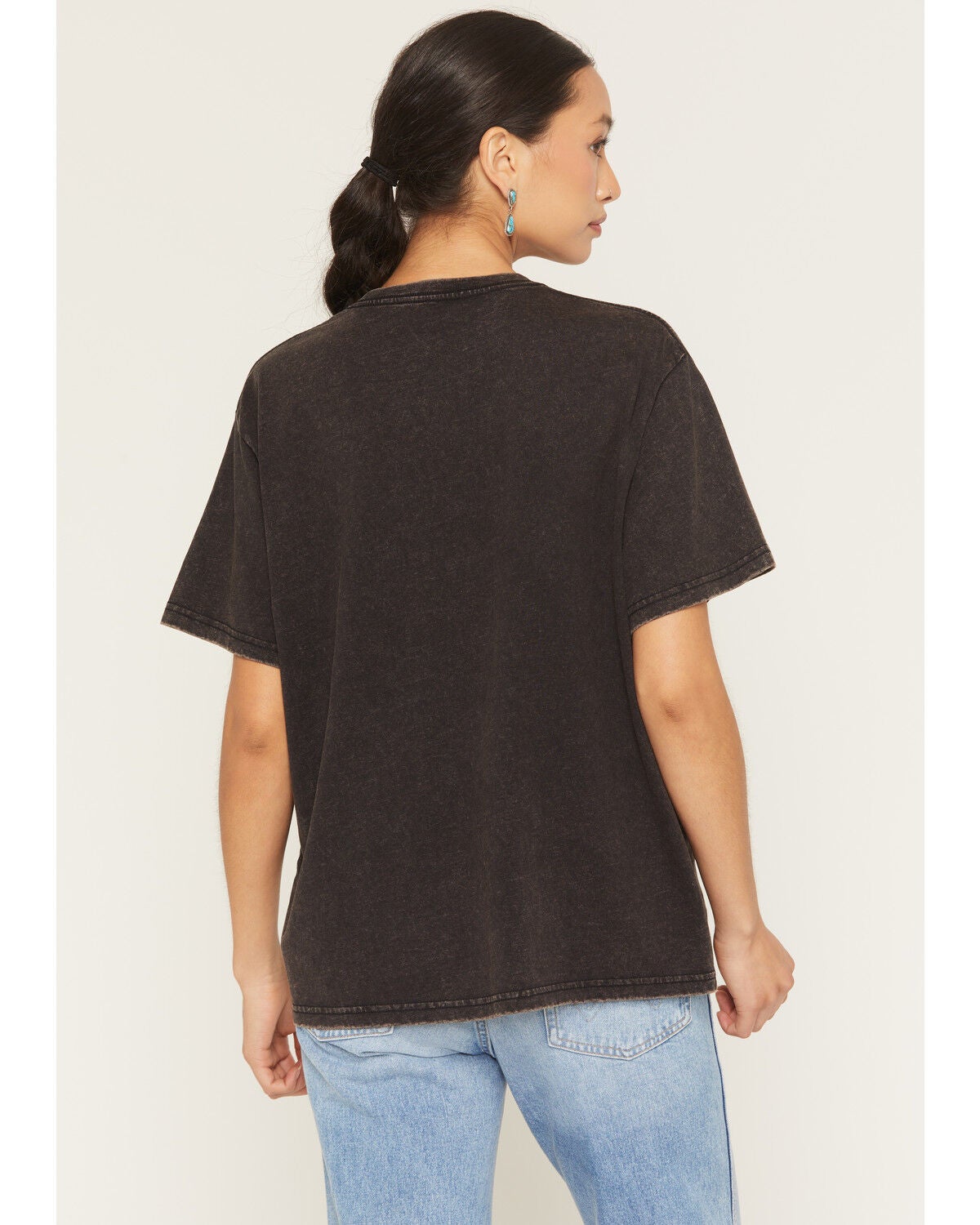Image #4 - Wrangler Retro Women's Long Live Cowboys Short Sleeve Graphic Tee, Black, hi-res