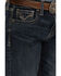 Image #2 - Cody James Boys' Dark Wash Moonlight Slim Stretch Bootcut Jeans, Dark Wash, hi-res