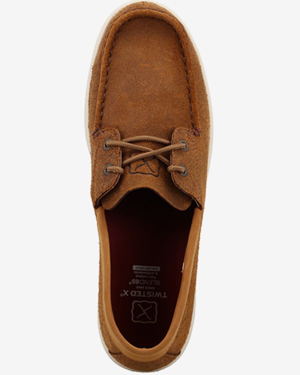 Image #6 - Twisted X Men's UltraLite X&trade; Boat Shoes - Moc Toe, Brown, hi-res