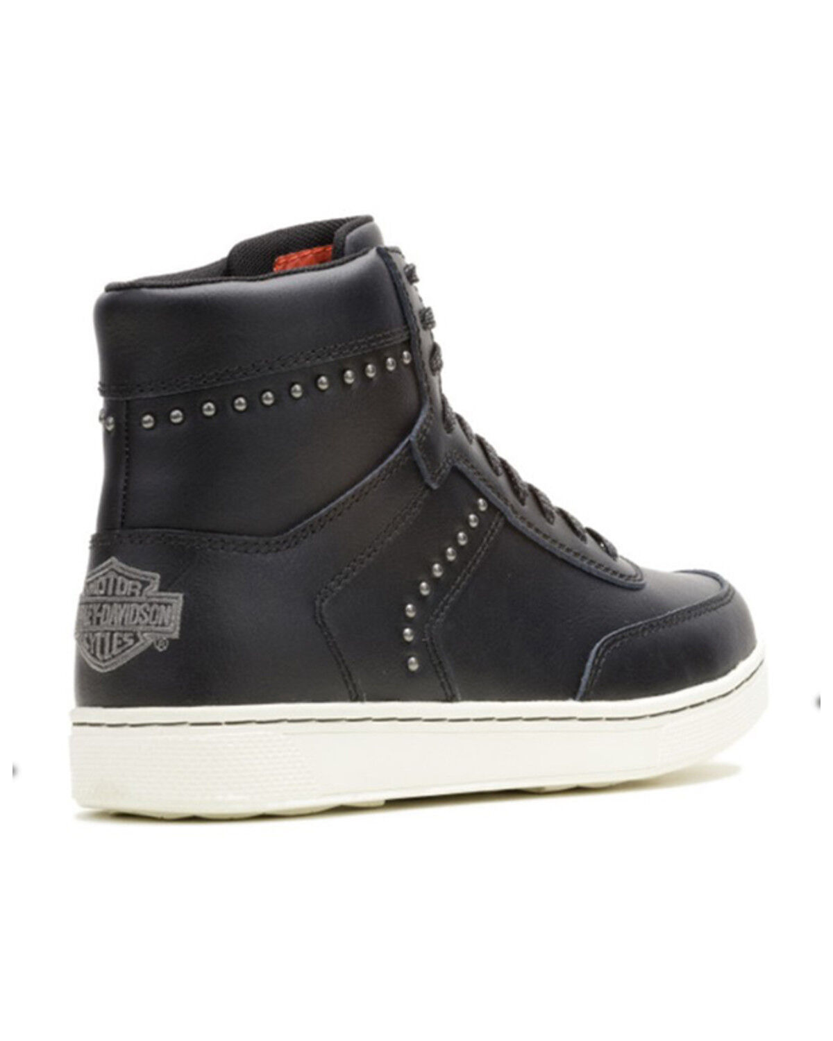 Image #2 - Harley Davidson Women's Grady Stud Waterproof Sneaker Boots - Round Toe, Black, hi-res