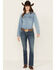 Image #3 - Panhandle Women's Medium Wash Mid Rise Stretch Riding Bootcut Jeans, Medium Wash, hi-res