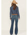 Image #3 - Ariat Women's Medium Wash Mid Rise Leslie Slim Trouser Stretch Denim Jeans, Medium Wash, hi-res