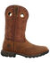 Image #2 - Rocky Men's Legacy 32 Waterproof Western Work Boot - Square Toe, Brown, hi-res
