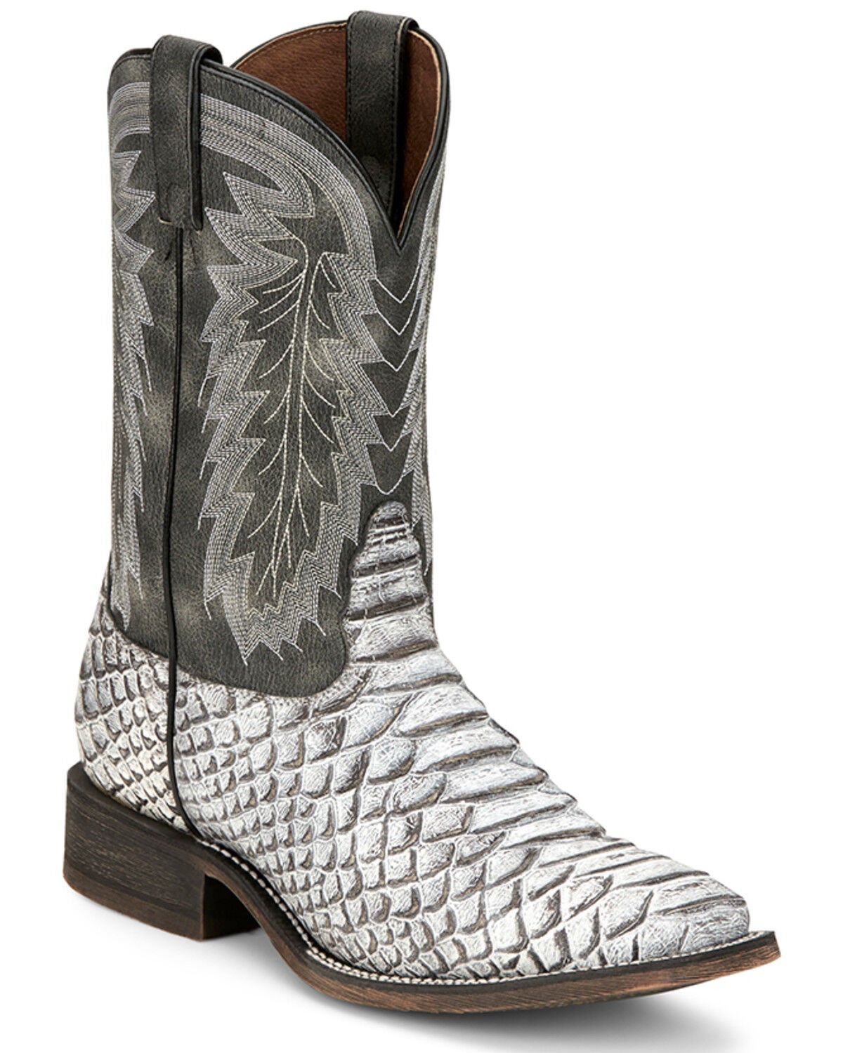 Nocona Gray and Black Men\'s Boots Vintage Nocona Men main image 4