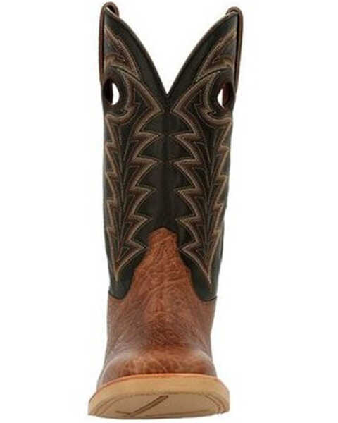Image #4 - Durango Men's Walnut Western Performance Boots - Square Toe, Brown, hi-res