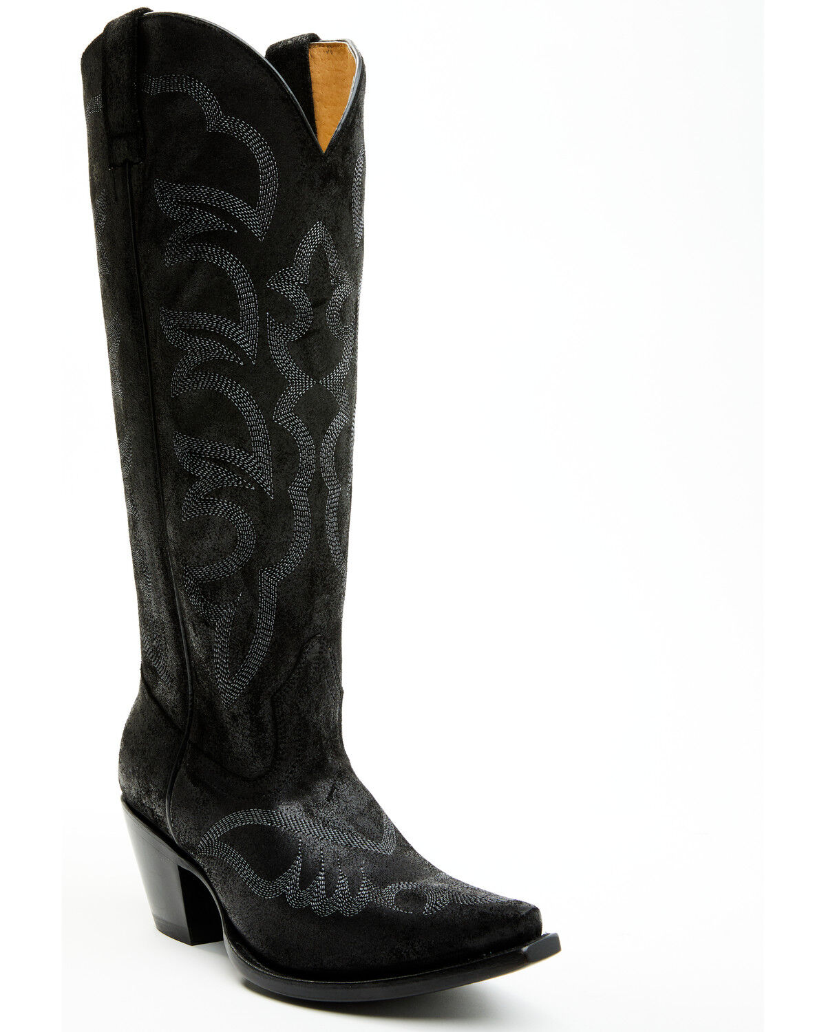 Image #1 - Shyanne Women's High Desert Tall Western Boots - Snip Toe, Black, hi-res