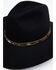 Image #2 - Rodeo King Men's Tracker 5X Felt Western Fashion Hat, Black, hi-res
