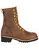 Image #2 - Georgia Boot Men's Waterproof Insulated Logger Work Boots - Steel Toe, Brown, hi-res