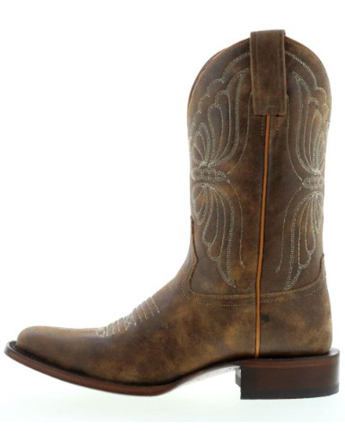 Image #3 - Botas Caborca For Liberty Black Women's Butterfly Embroidered Western Boots - Square Toe, , hi-res