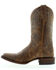 Image #3 - Botas Caborca For Liberty Black Women's Butterfly Embroidered Western Boots - Square Toe, , hi-res