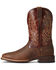 Image #2 - Ariat Men's Bar Top Barrel Lasco Ultra Performance Western Boot - Broad Square Toe, Brown, hi-res