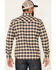 Image #4 - Pendleton Men's Navy Wyatt Small Plaid Long Sleeve Snap Western Shirt , Navy, hi-res