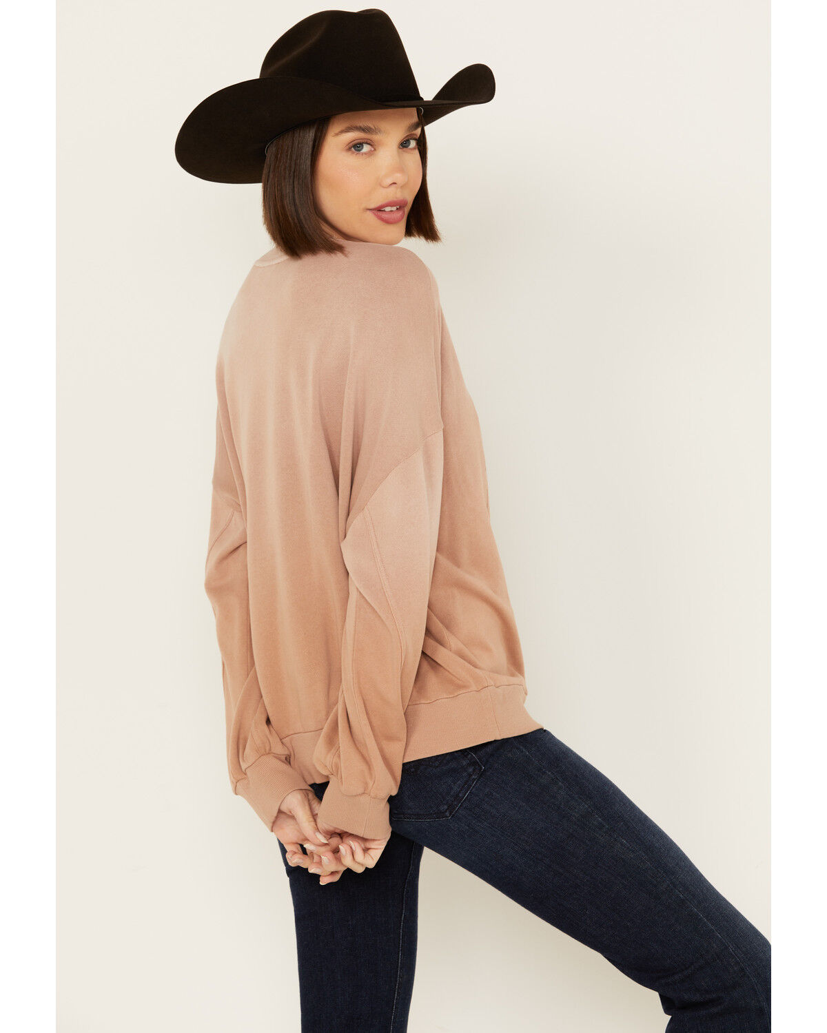 Image #4 - White Crow Women's Glitter Gone Country Graphic Sweatshirt, Pink, hi-res
