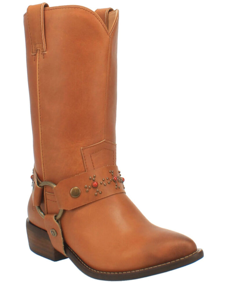 Dingo Women's Appaloosa Western Boots - Medium Toe, Cognac, hi-res
