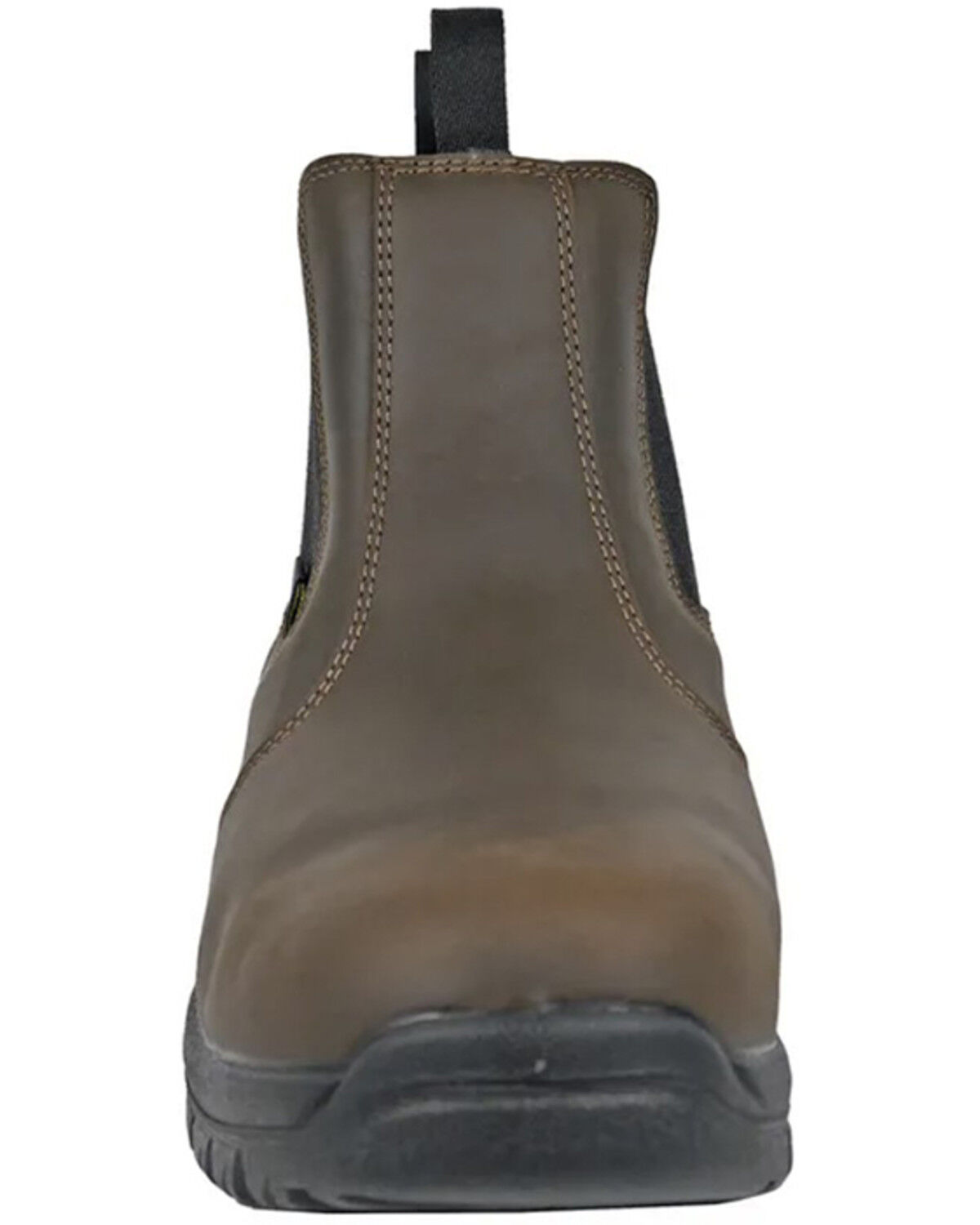 Image #4 - Hoss Men's Met Guard Waterproof Cheslea Work Boots - Composite Toe, Brown, hi-res