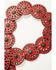 Image #4 - Cowgirls Rock Women's Round Concho Western Belt, Red, hi-res
