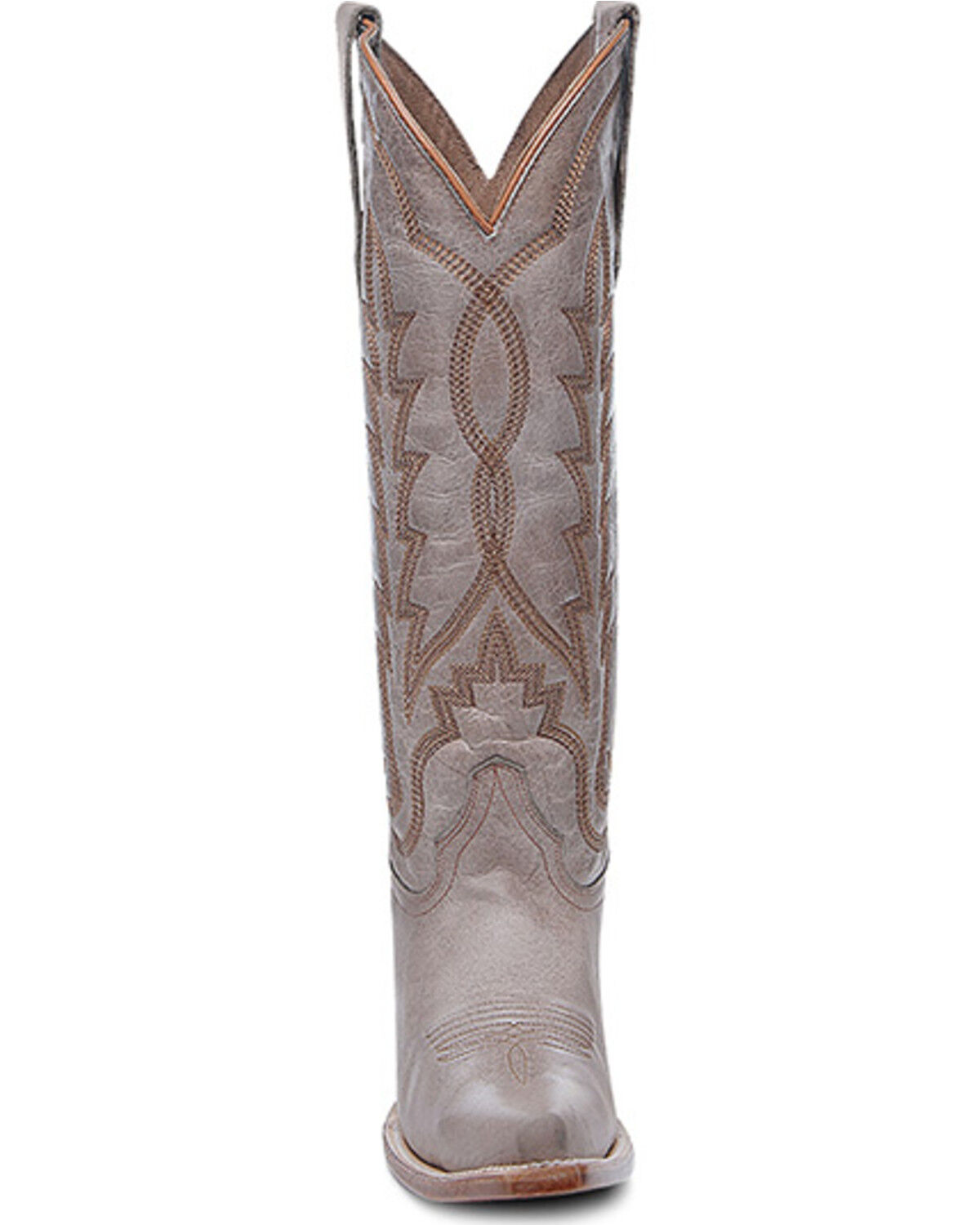 Image #3 - Circle G Women's Embroidered Tall Western Boots - Snip Toe, Sand, hi-res