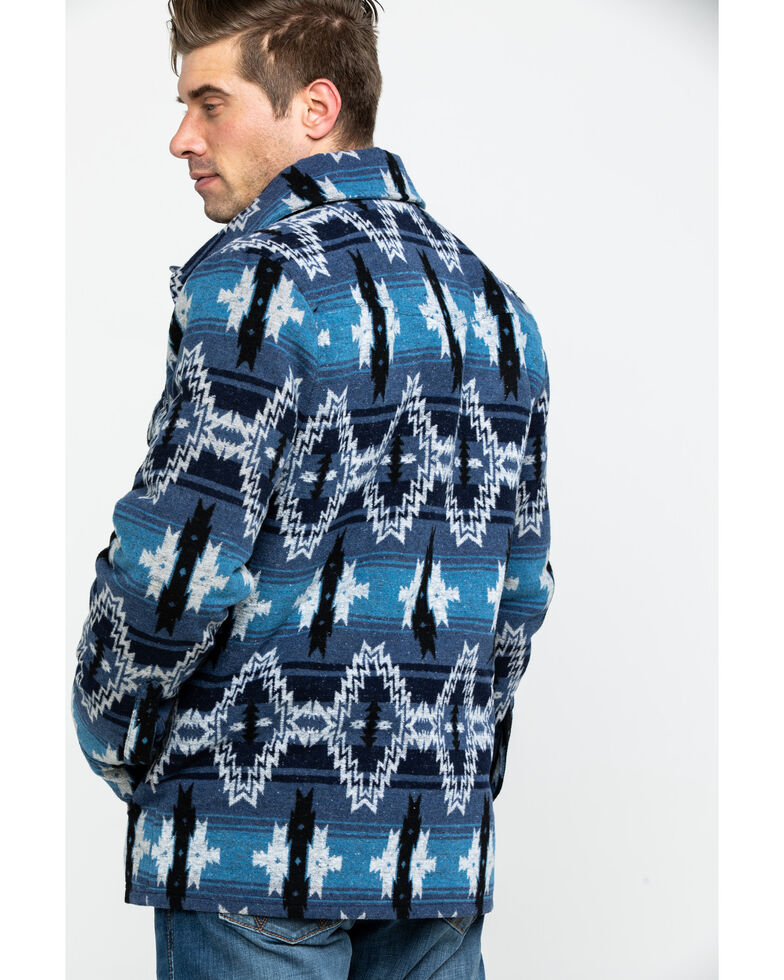Powder River Outfitters Men's Aztec Wool Jacquard Jacket Country