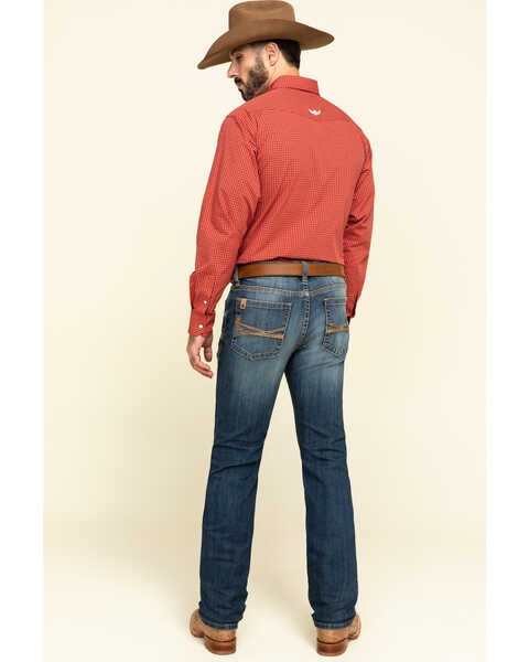 Image #5 - RANK 45® Men's Sidewinder Medium Wash Slim Straight 4-Way Stretch Denim Performance Jeans , Blue, hi-res