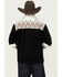 Image #4 - Hooey Men's Southwestern Print Tech Fleece Jacket - Big, Black, hi-res