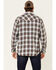 Resistol Men's Brown Cedar Ombre Plaid Long Sleeve Western Shirt , Brown, hi-res