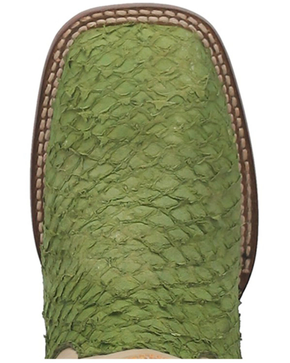 Image #6 - Dan Post Women's Seabass Western Boots - Broad Square Toe, Green, hi-res