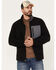 Image #1 - Brothers and Sons Men's Polar Fleece Zip Jacket, Black, hi-res