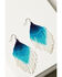 Image #2 - Idyllwind Women's Pacifica Beaded Fringe Earrings, Silver, hi-res