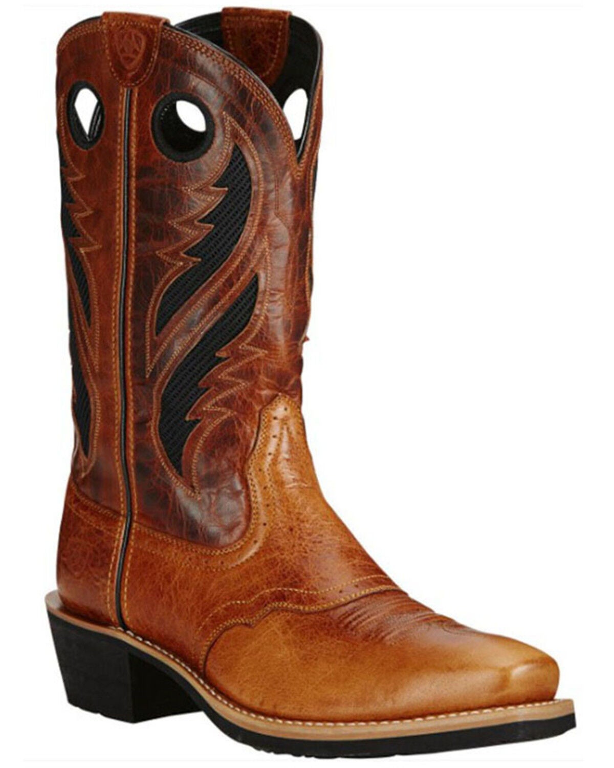 Image #2 - Ariat Men's VentTEK Heritage Roughstock Performance Boots - Square Toe, , hi-res