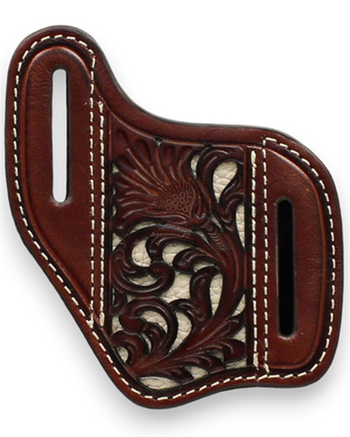 Image #1 - Nocona Leather Knife Sheath, Black, hi-res