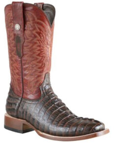 Tanner Mark Men's Bandit Western Boots - Wide Square Toe, Chocolate, hi-res