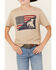 Image #3 - Cody James Boys' Flag Bronc Short Sleeve Graphic T-Shirt , Tan, hi-res