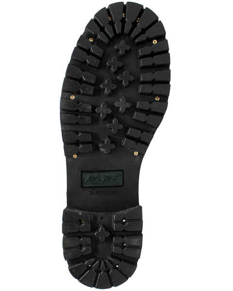 Ad Tec Men's 9" Waterproof Logger Work Boots - Steel Toe, Wide Sizes, Black, hi-res