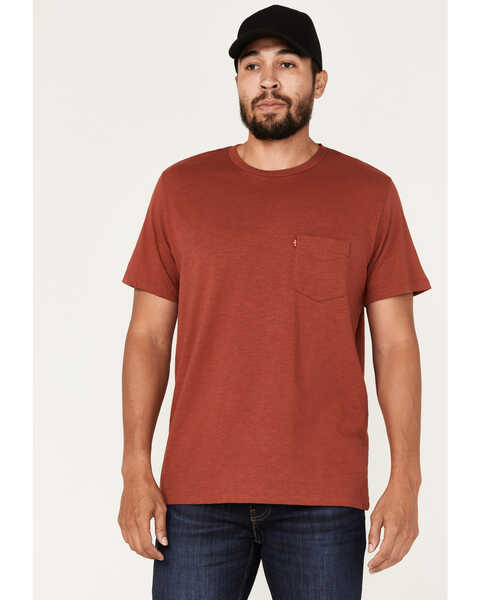 Levi's Men's Classic One-Pocket T-Shirt, Red, hi-res