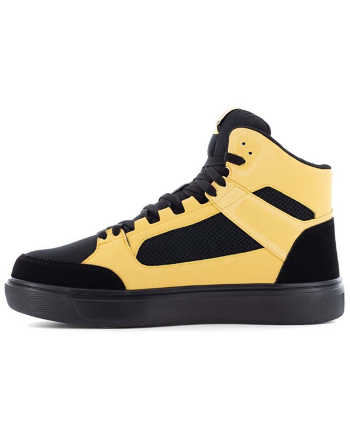 Image #3 - Volcom Men's Evolve Skate Inspired High Top Work Shoes - Composite Toe, Yellow, hi-res